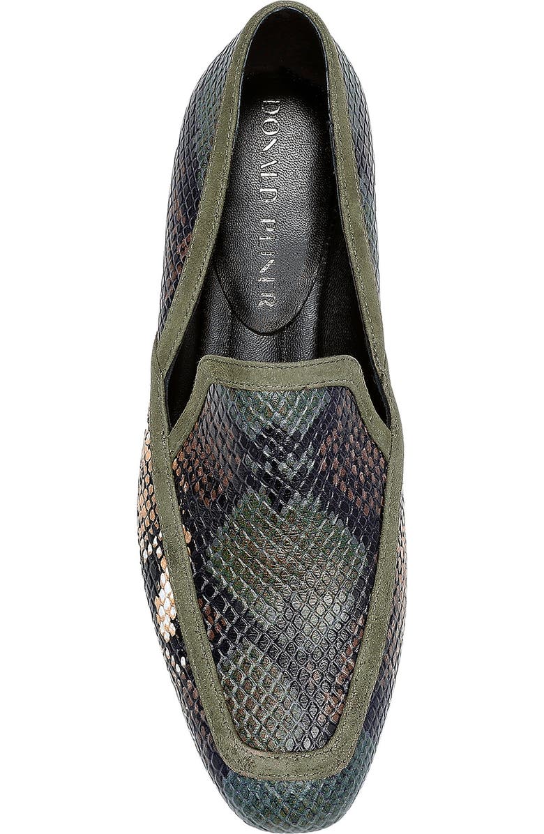 Donald Pliner Rezza Snakeskin Print Loafer, Alternate, color,