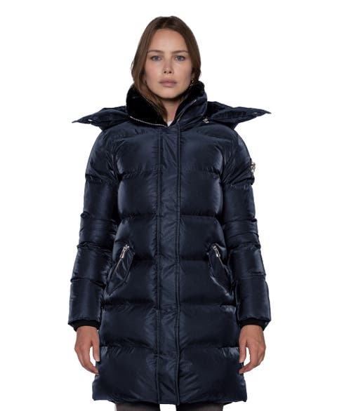 Women's Penguin Long Length Quilted Coat