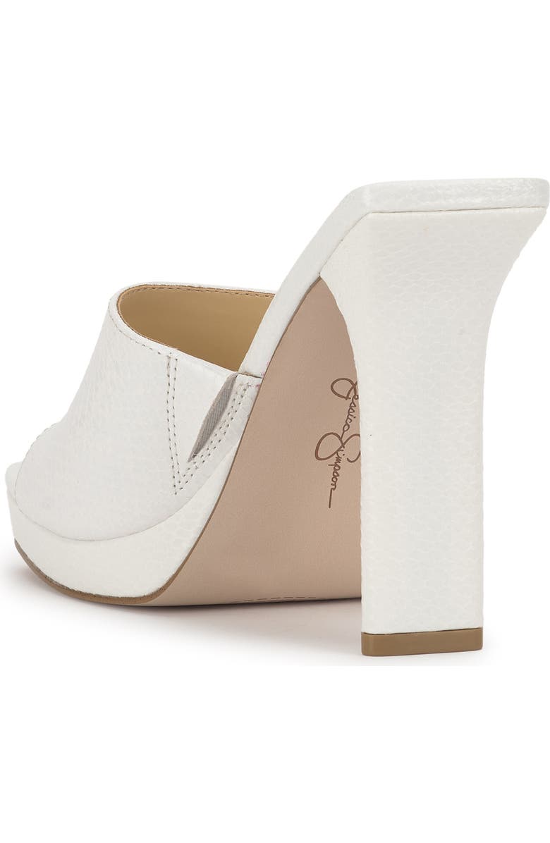 Jessica Simpson Azelica Platform Slide Sandal, Alternate, color, Bright White
