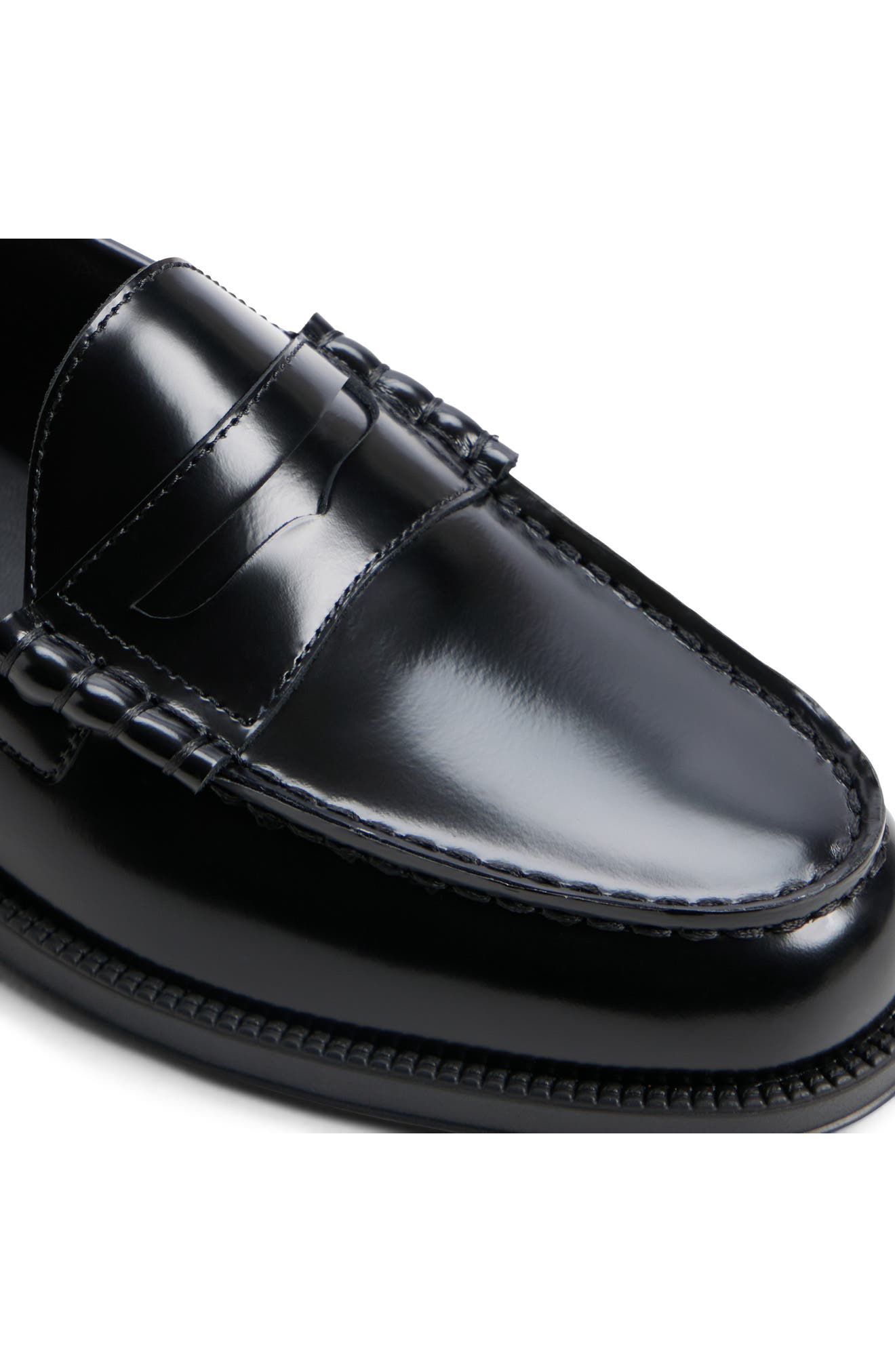 Regent Leather Penny Loafer, Alternate, color, BLACK BOX