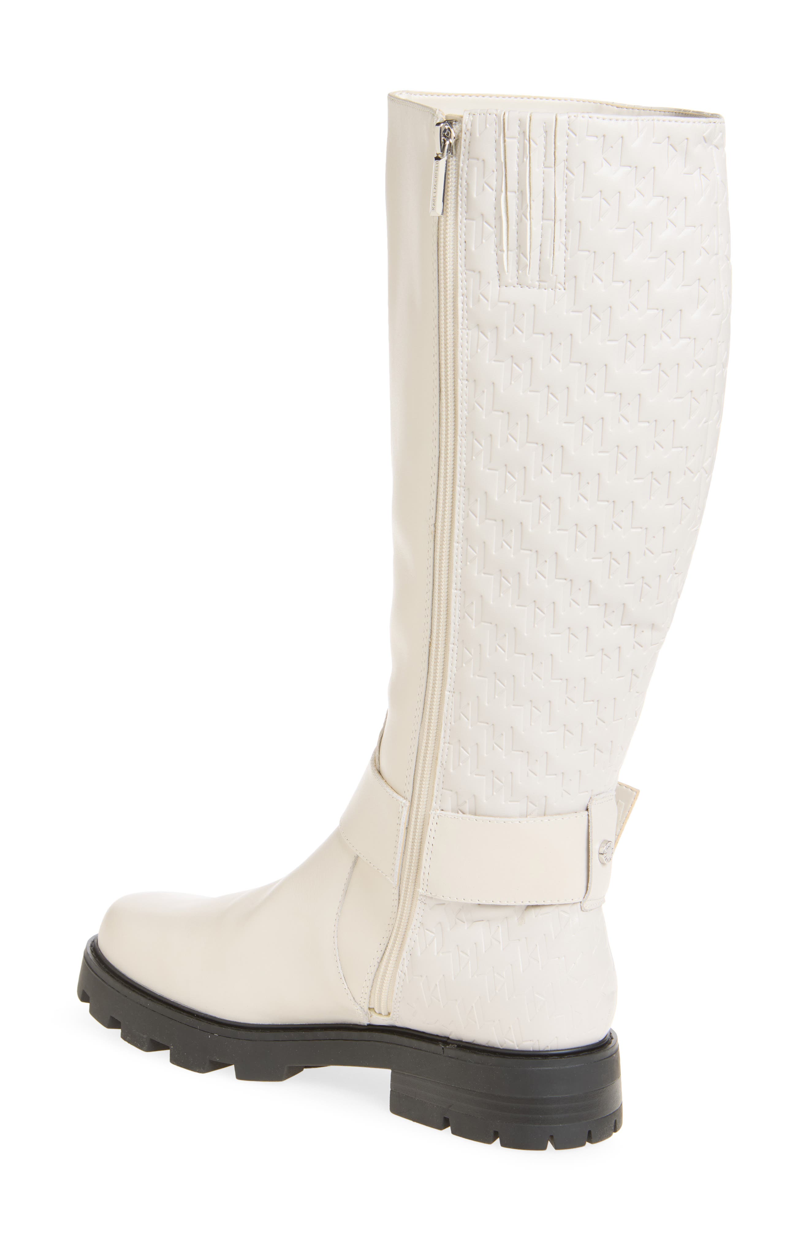 Meara Knee High Boot, Alternate, color, SOFT WHITE
