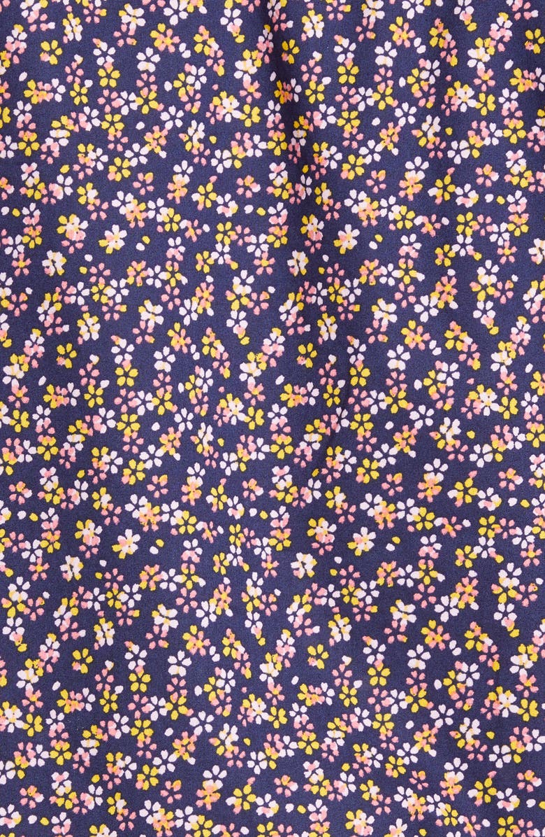 Bonobos Slim Fit Floral Print Short Sleeve Button-Down Shirt, Alternate, color, Corfu Floral - Papaya Slice