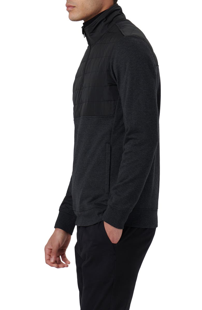 Bugatchi Quarter Zip Pullover, Alternate, color, 