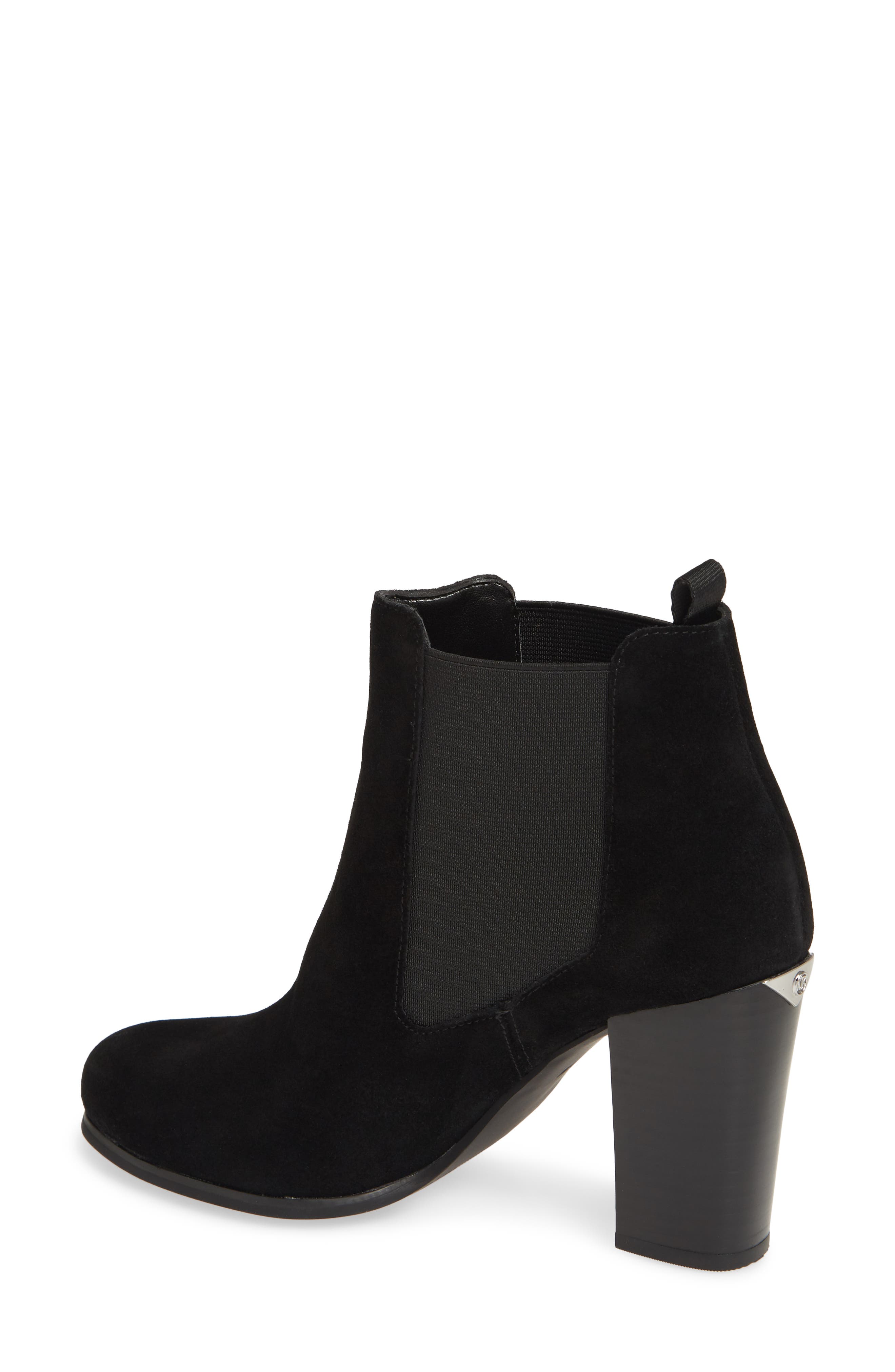Lottie Bootie, Alternate, color, BLACK SUEDE