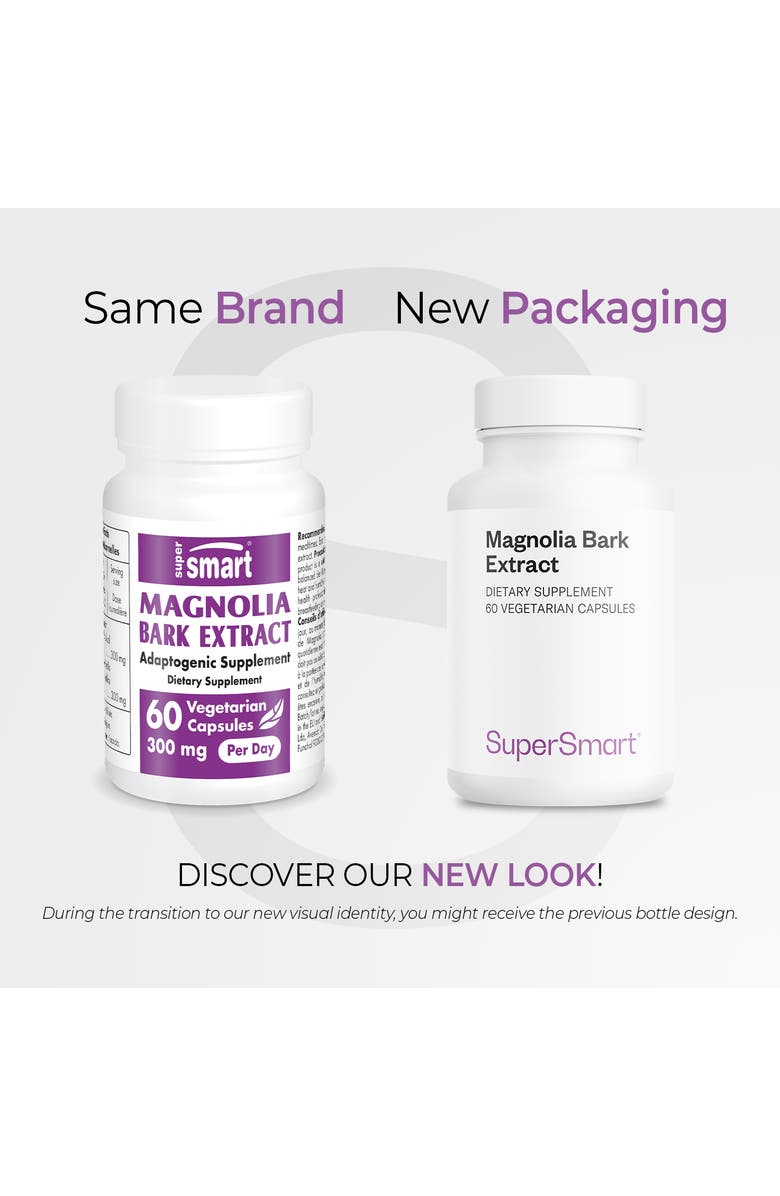 SuperSmart Magnolia Bark Extract 300mg, Alternate, color, NO COLOR