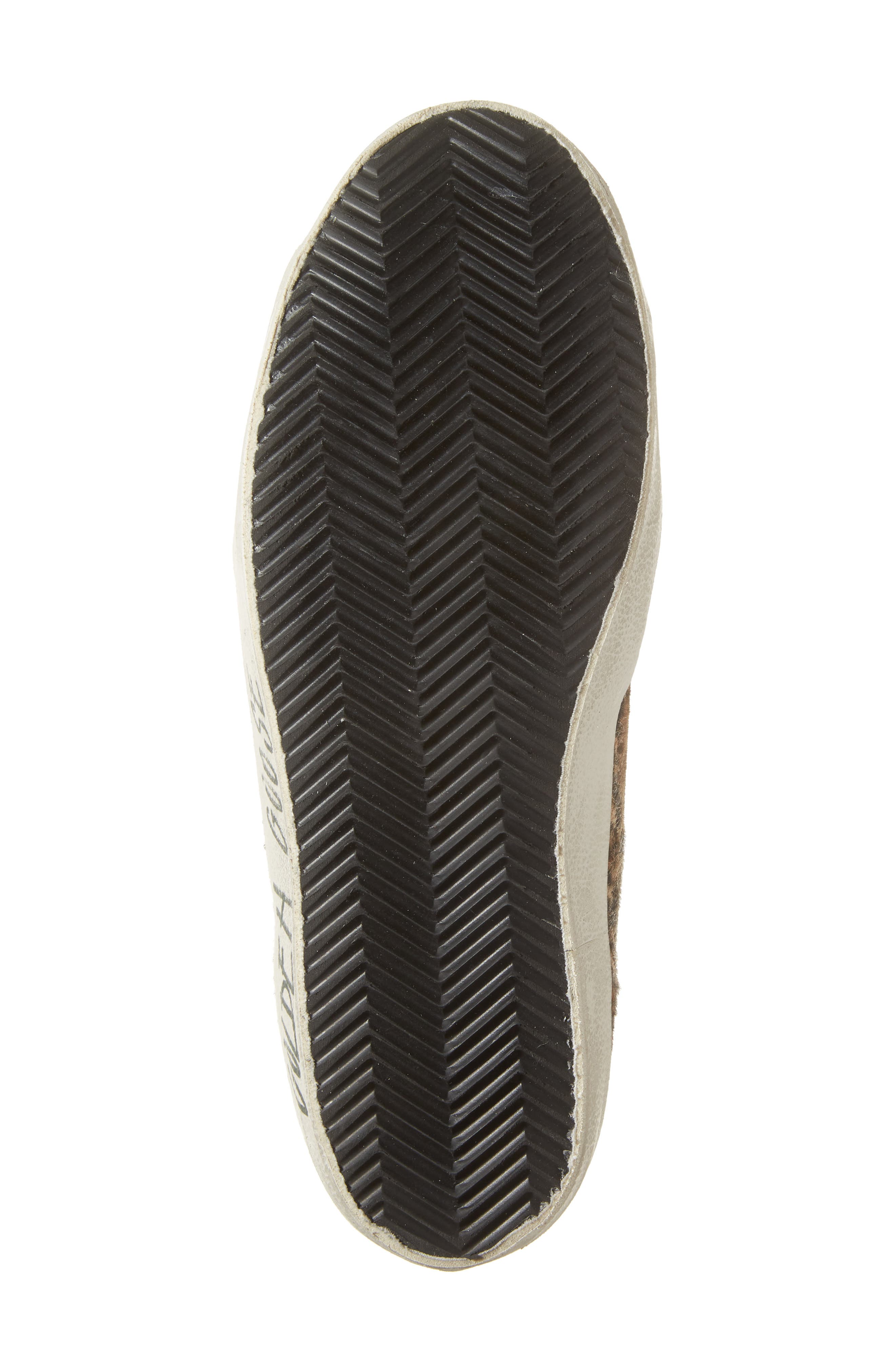 Golden Goose Super-Star Leopard Print Genuine Calf Hair Sneaker, Alternate, color, 