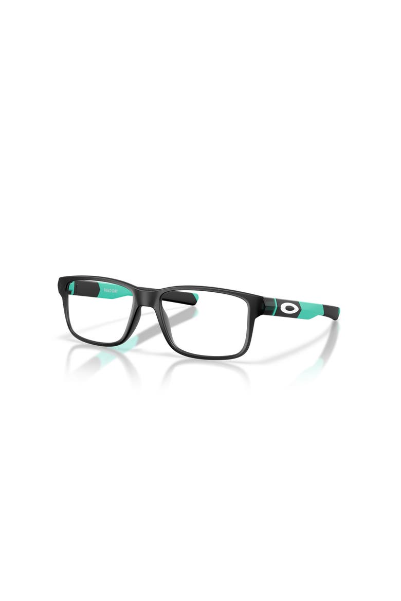 48mm Square optical glasses, Main, color, Black/ Teal