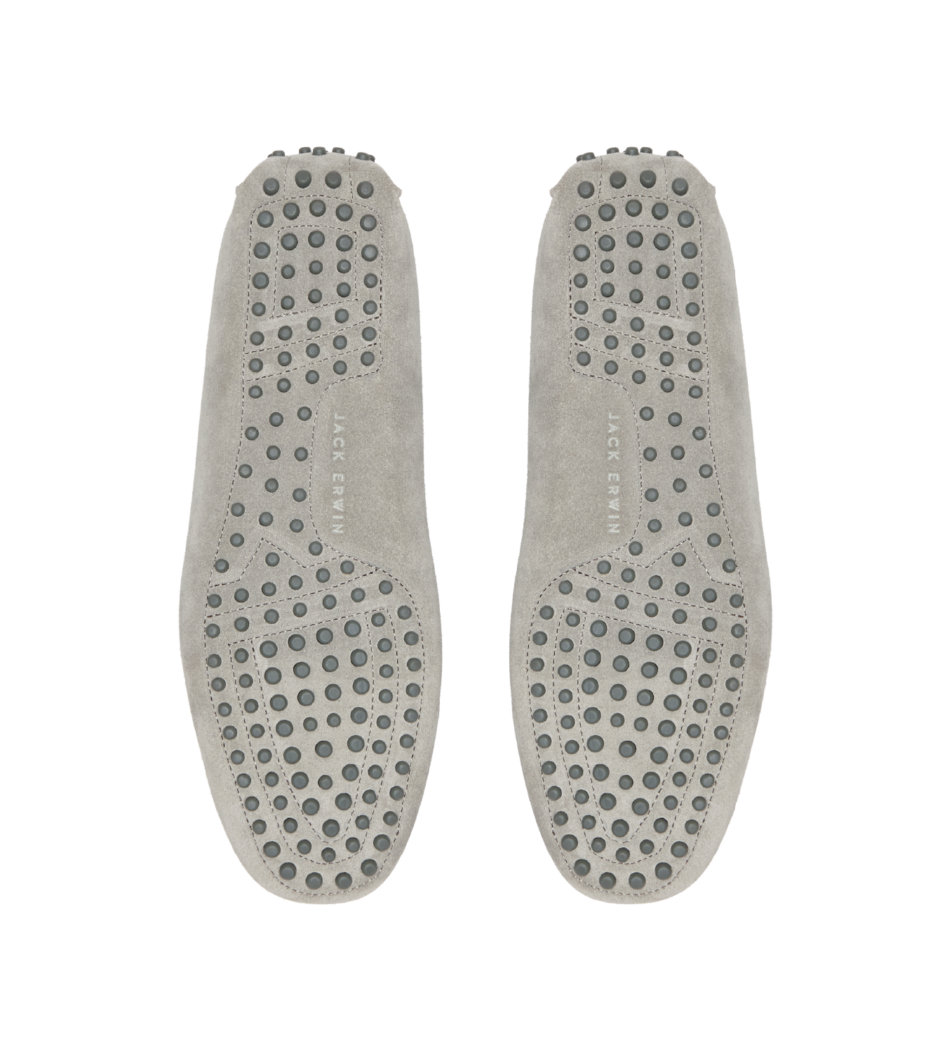 Jack Erwin Parker Suede Casual Driving Loafer, Alternate, color, Light Gray Suede