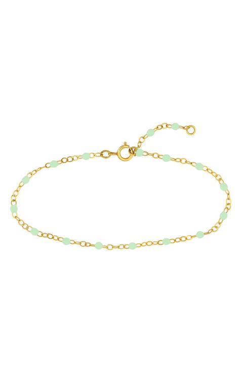 Enamel Chain Bracelet