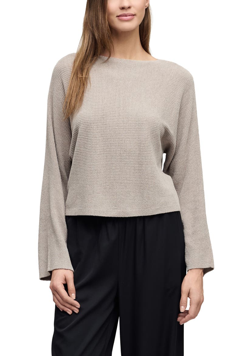 CozyChic Ultra Lite® Rib Dolman Shirt, Main, color, BEACH ROCK