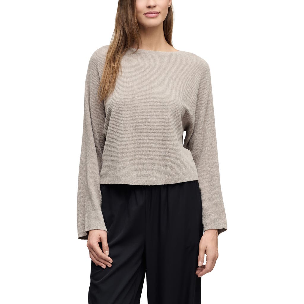 Barefoot Dreams Cozychic Ultra Lite® Rib Dolman Shirt In Gray