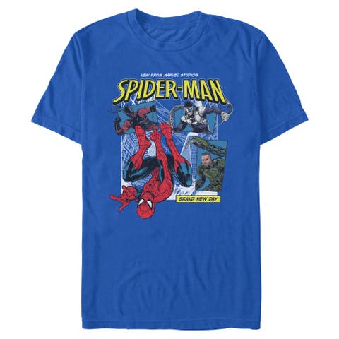 Men's Spider-Man Brand New Day Guardian of New York and Villains  Graphic T-Shirt