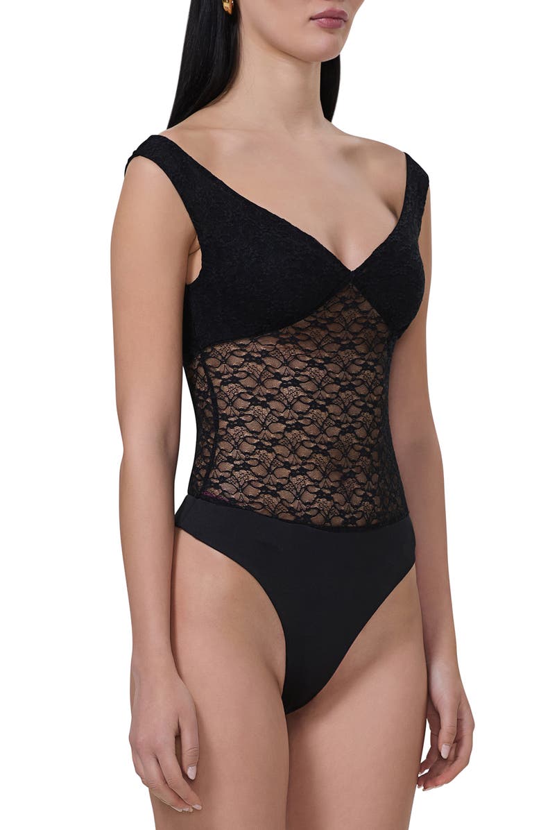 AFRM Alexis Lace Bodysuit, Alternate, color,