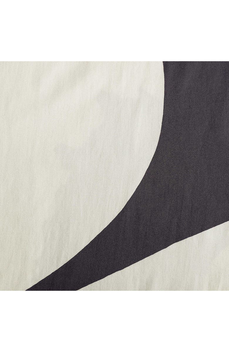 Marimekko Unikko Duvet Cover & Shams Set, Alternate, color, Open Charcoal