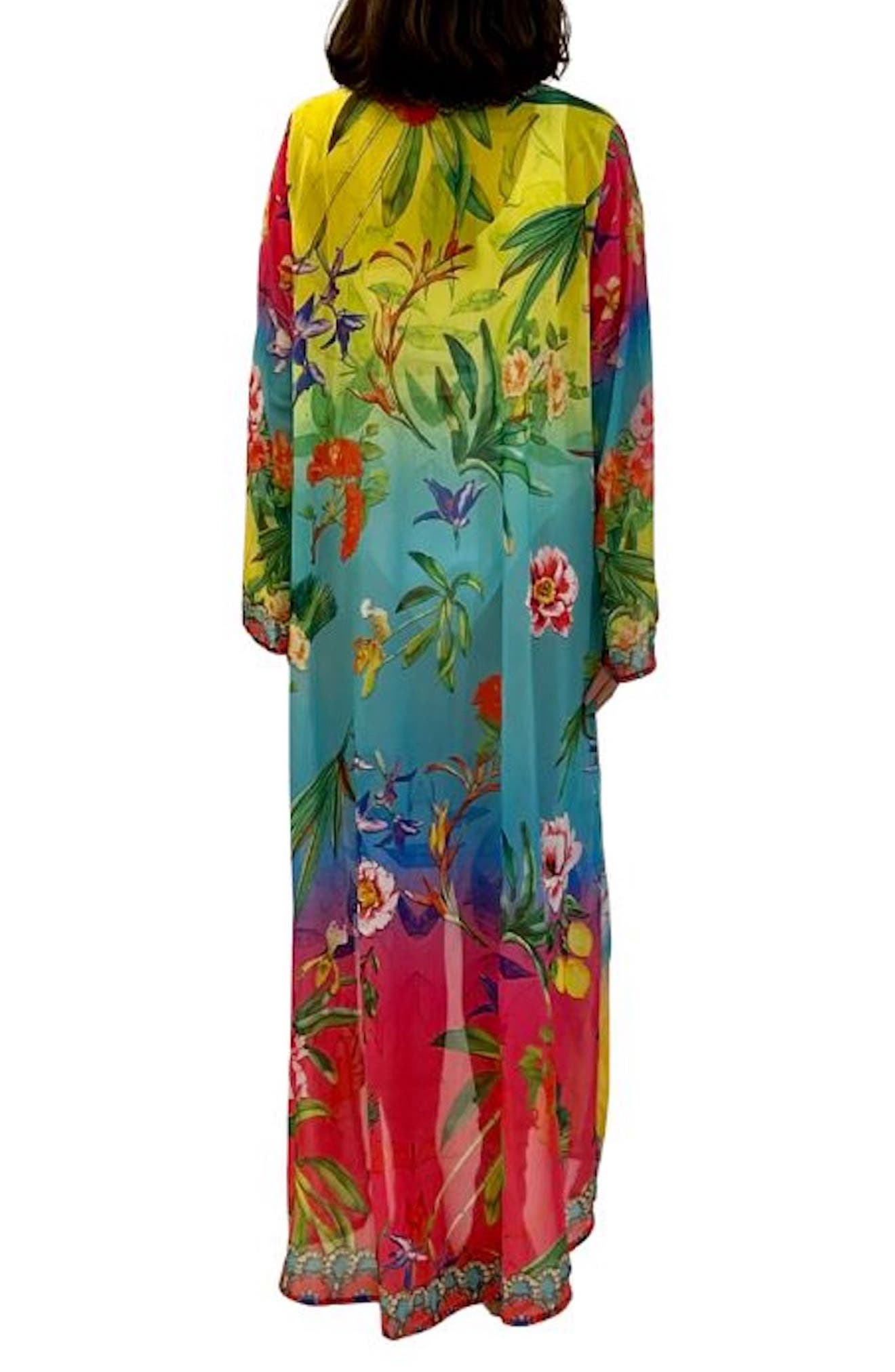 Floral Ombre Long Duster - image 2