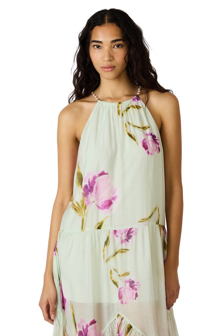 Jamie Floral Print Maxi Dress, Alternate, color, ENGLISH ROSE