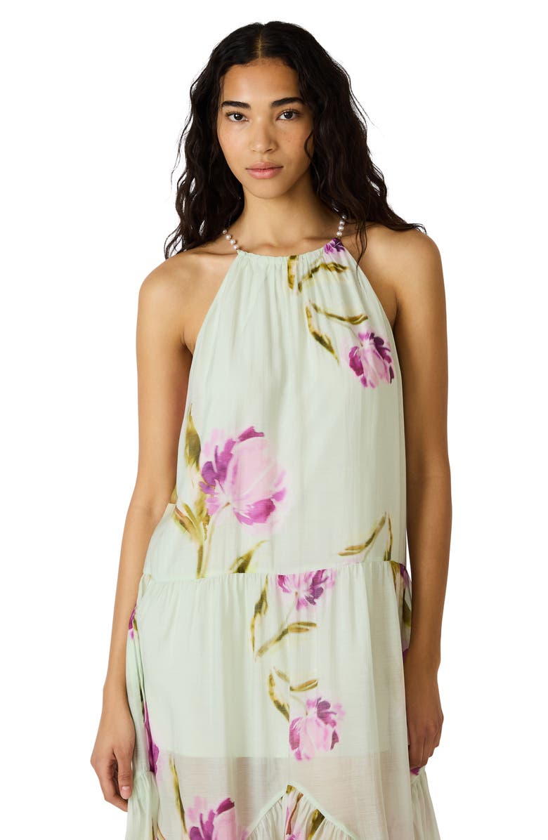 Steve Madden Jamie Floral Print Maxi Dress, Alternate, color, English Rose