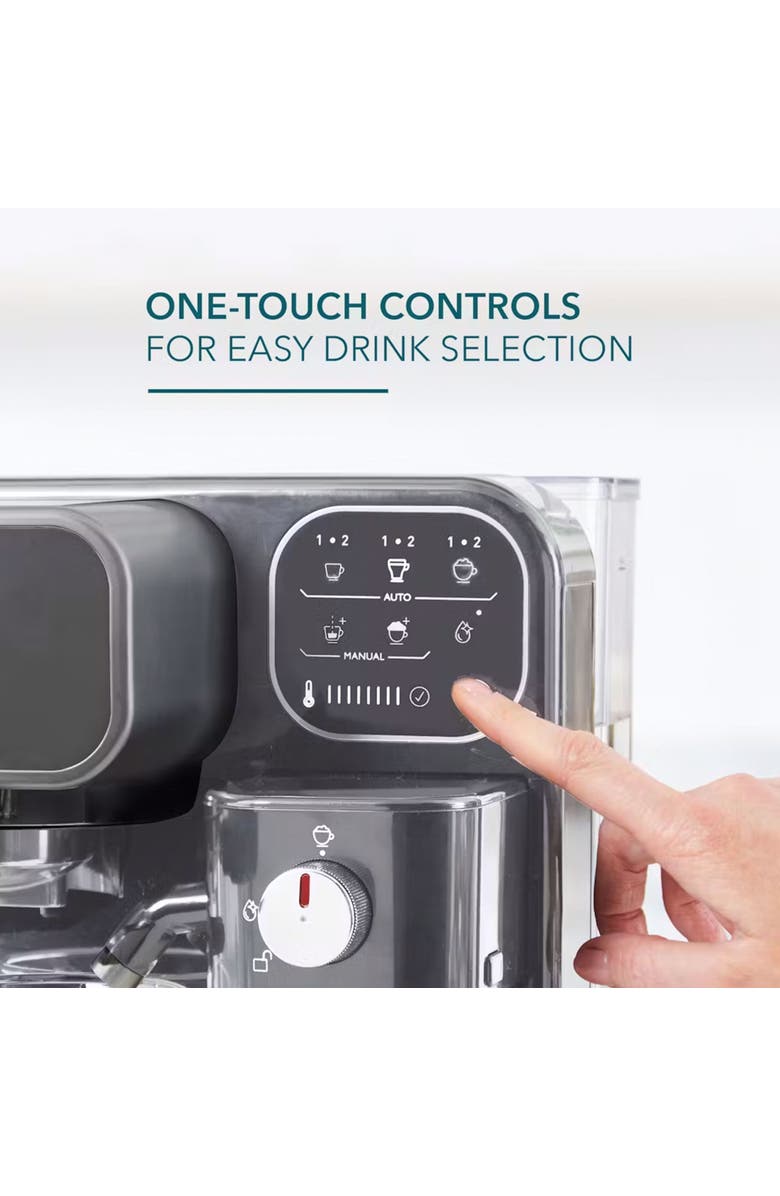 Mr. Coffee Prima Latte Luxe Espresso Maker, Alternate, color, Grey