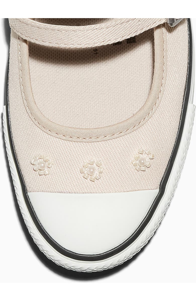 Converse Chuck Taylor<sup>®</sup> All Star<sup>®</sup> Dainty Mary Jane Sneaker, Alternate, color, Classic Ecru/ Egret/ Black