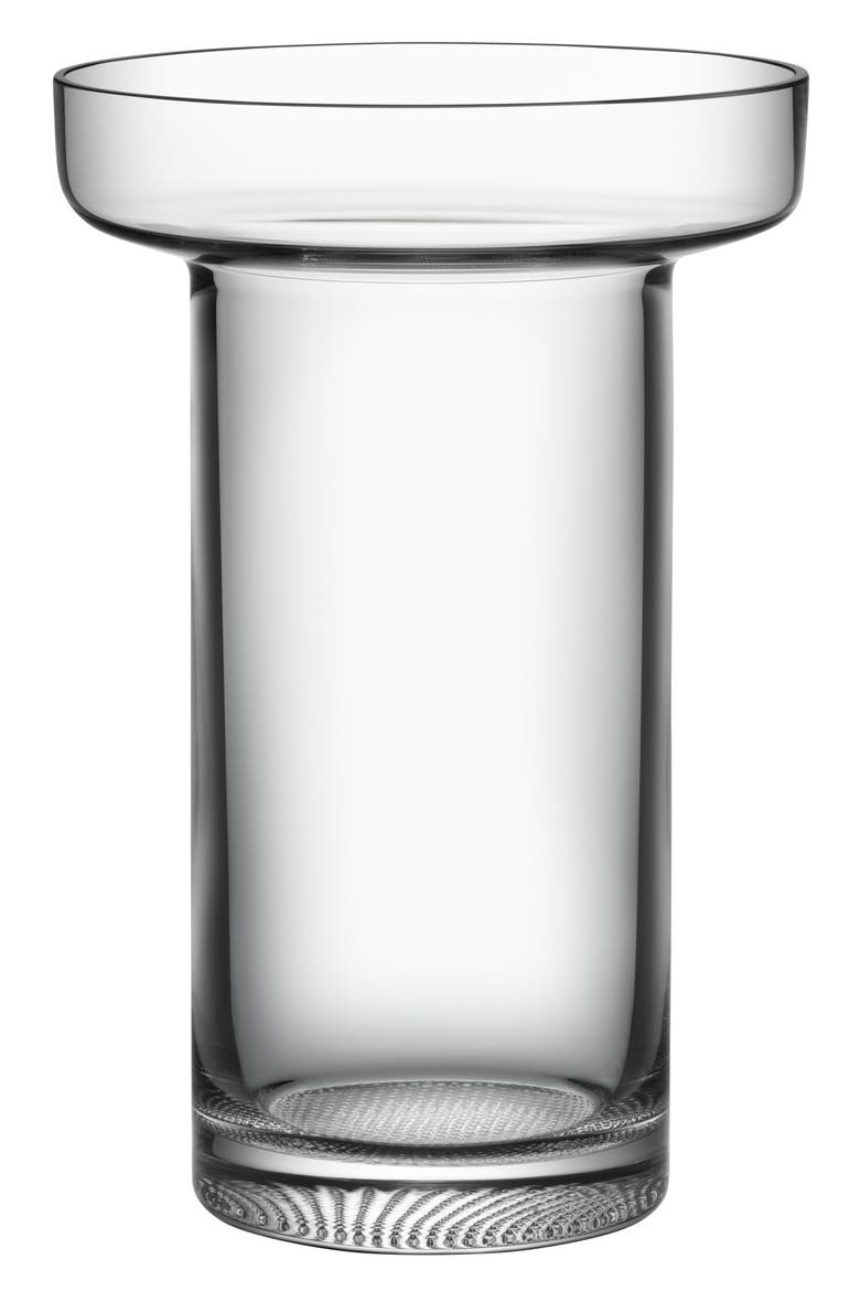 Orrefors Limelight Lead Crystal Rose Vase, Main, color, CLEAR