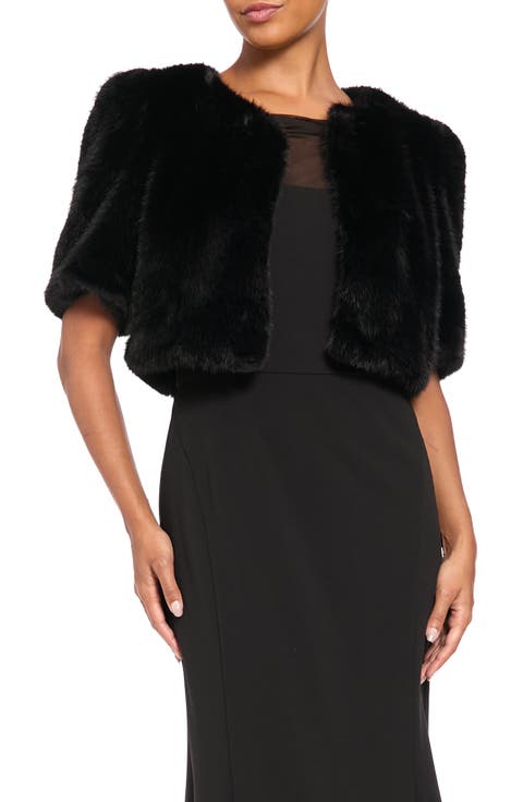 Faux Fur Crop Jacket