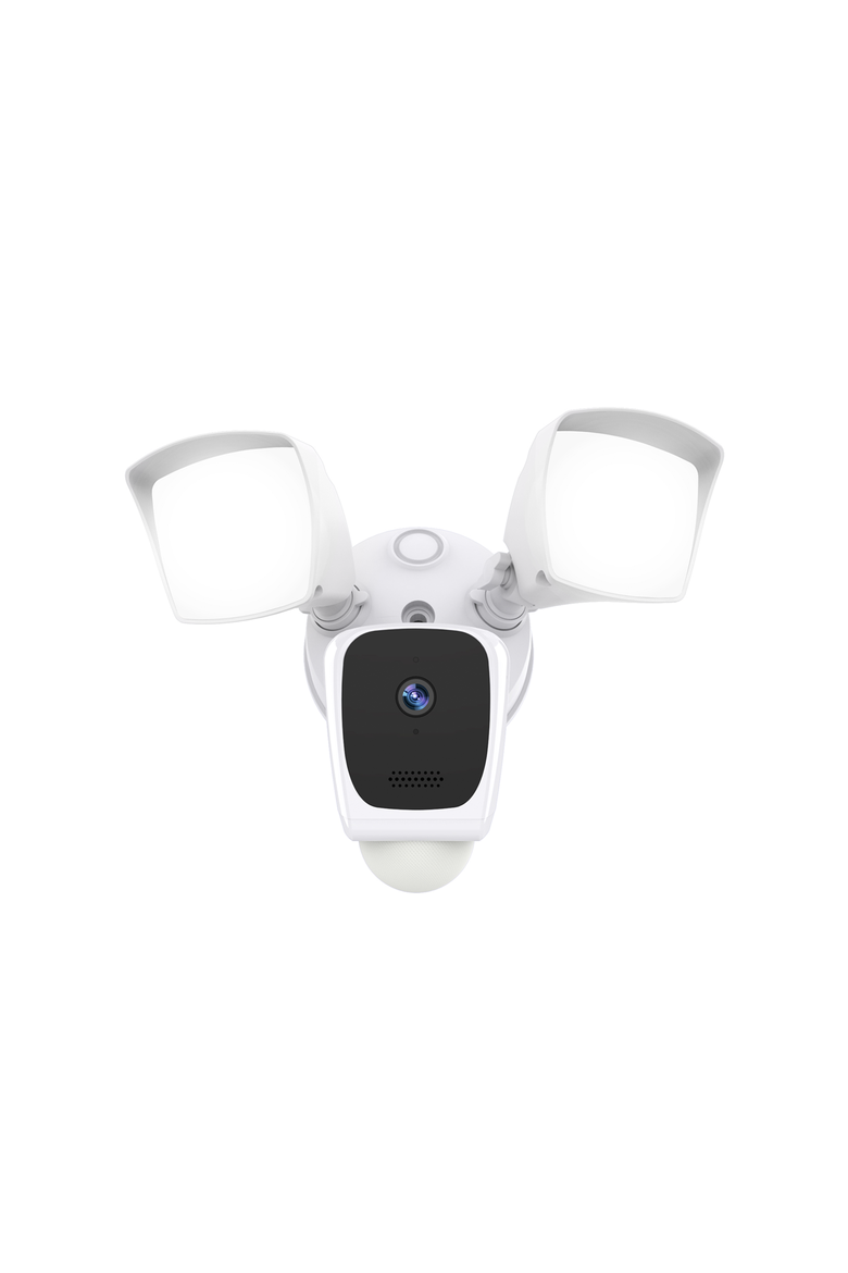 2K HD WiFi Floodlight Camera, Alternate, color, White