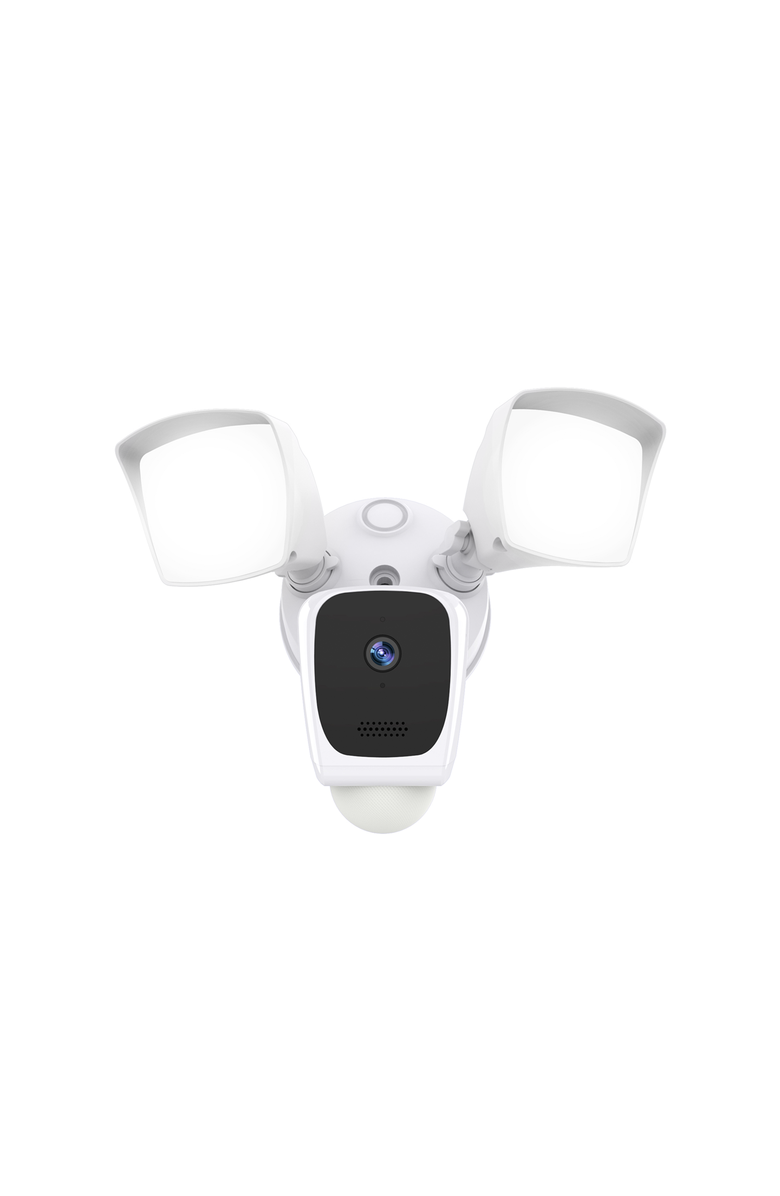 Eco4Life 2K HD WiFi Floodlight Camera, Alternate, color, White