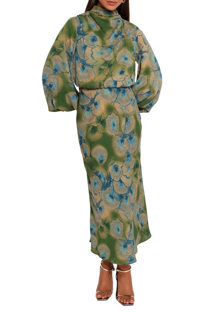 Petal & Pup Perrie Long Sleeve Dress, Main, color, 