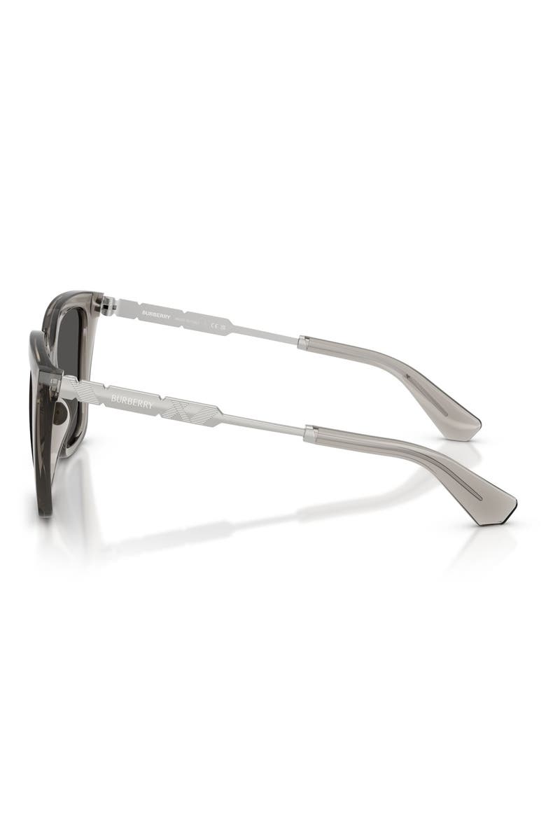 52mm Square Sunglasses, Alternate, color, GREY / DARK GREY