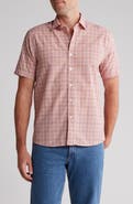 WESTZEROONE Bali Check Print Short Sleeve Shirt