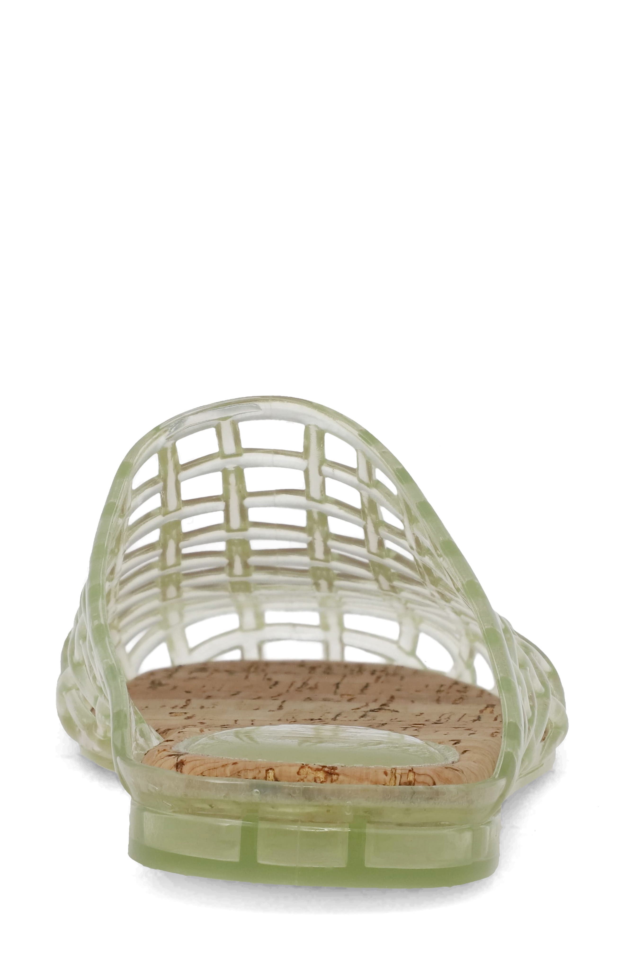 MIA Sophie Clear Woven Mule, Alternate, color, Pistachio