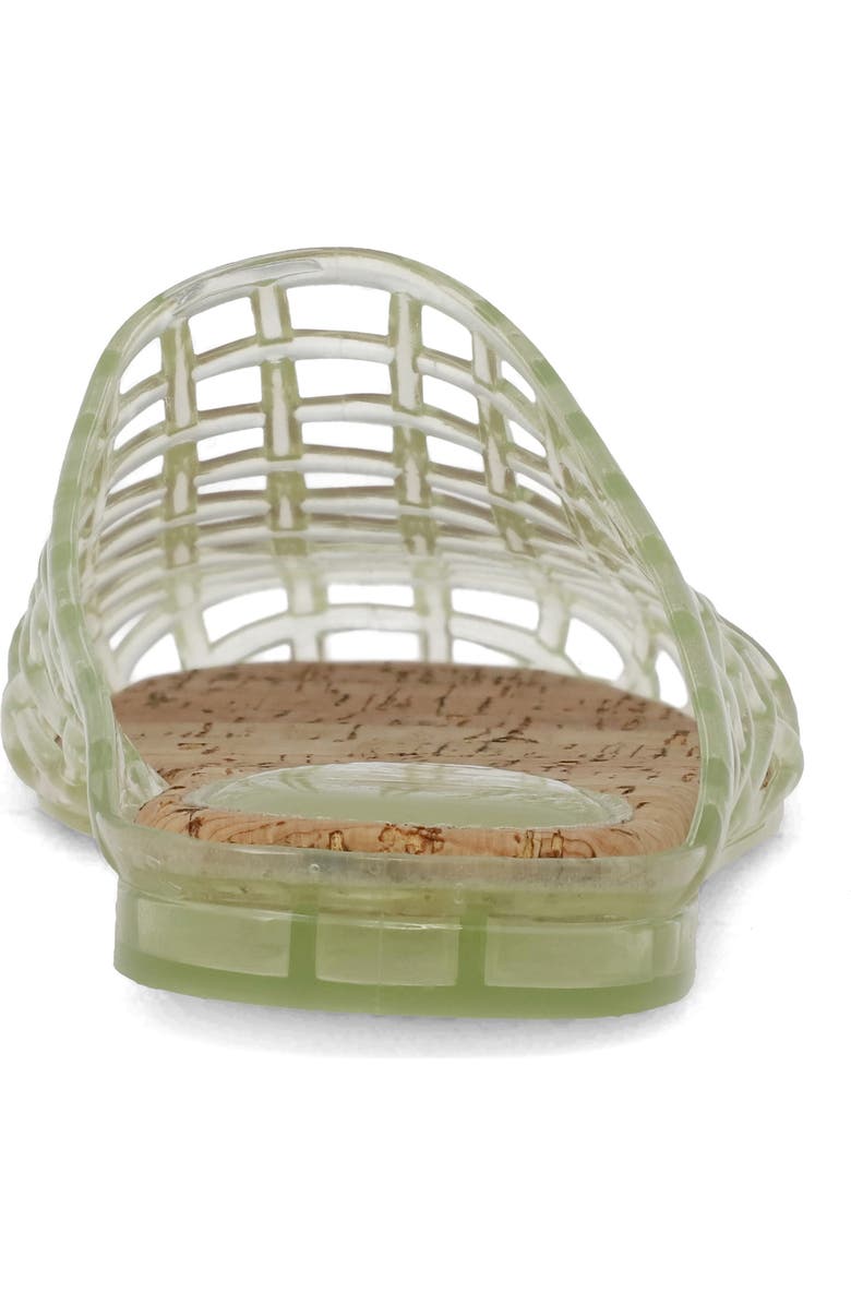 MIA Sophie Clear Woven Mule, Alternate, color, Pistachio