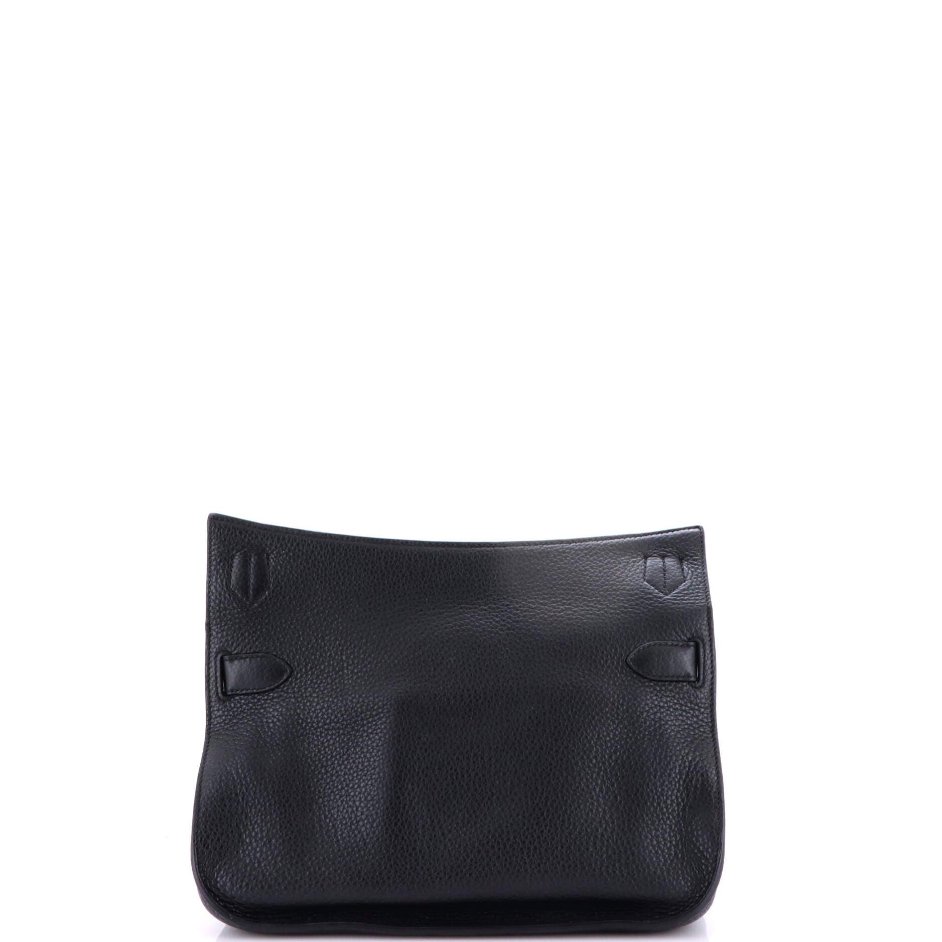 Pre-Owned Hermes Jypsiere Bag Clemence 31, Alternate, color, Noir