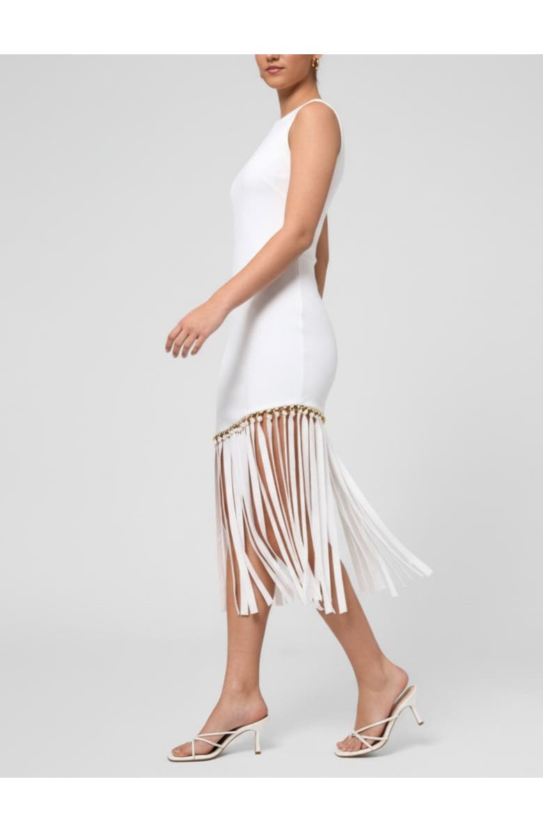 RACHEL Rachel Roy Catalina Fringe Midi Dress, Alternate, color,