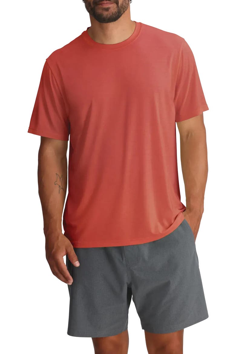 Elevate T-Shirt, Main, color, RED CLAY