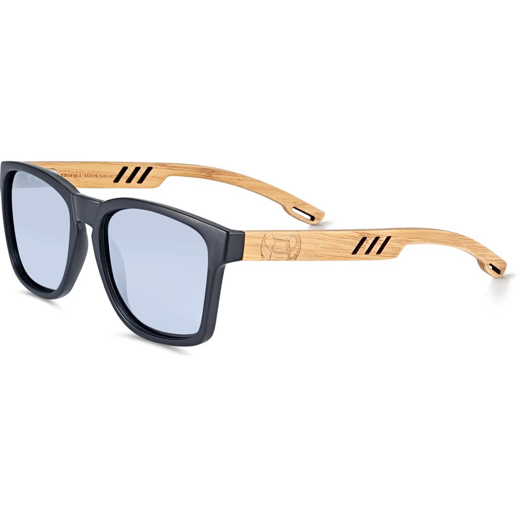 EARTH WOOD Haven Polarized Sunglasses in Bamboo/silver  product