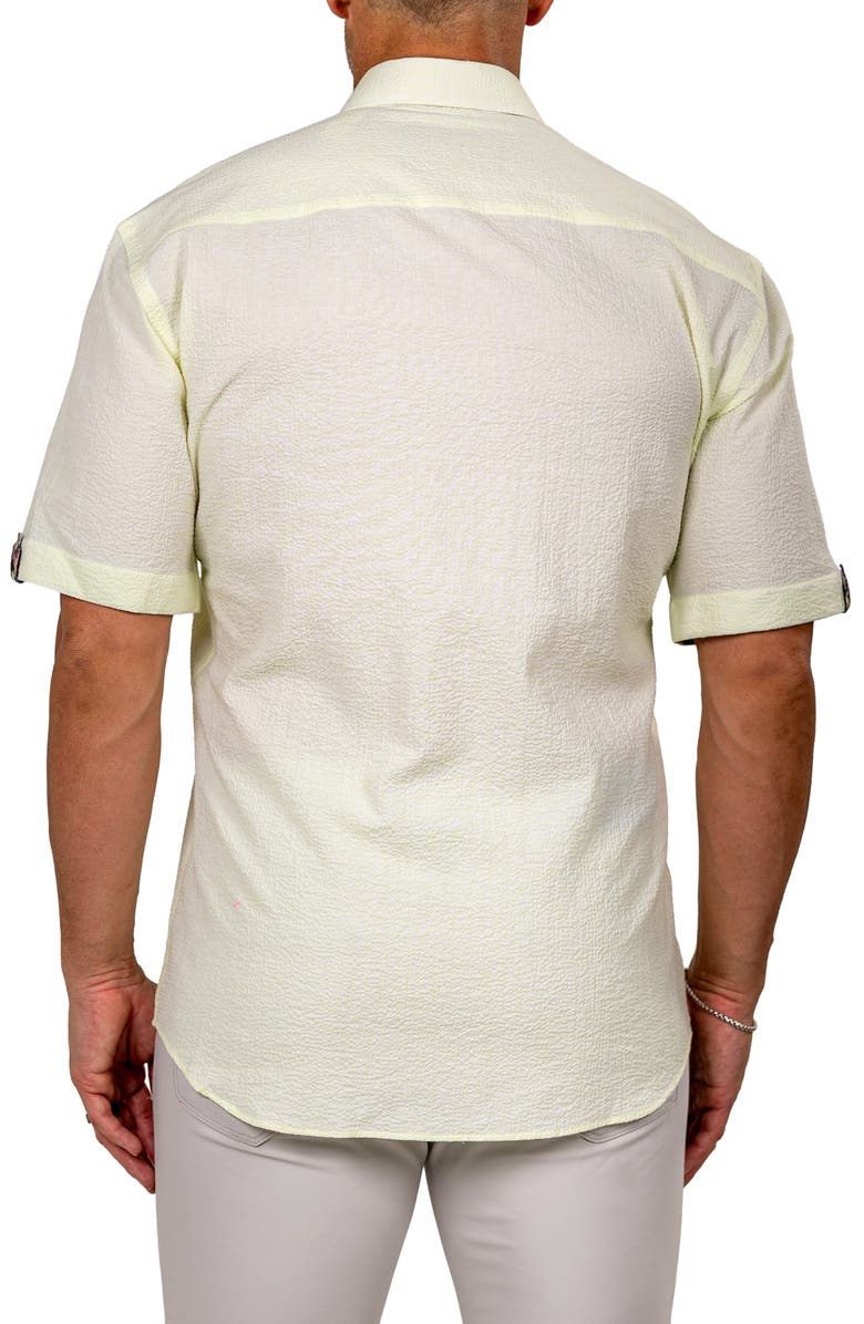 Maceoo Galileo Marthy Short Sleeve Button-Up Shirt, Alternate, color, 