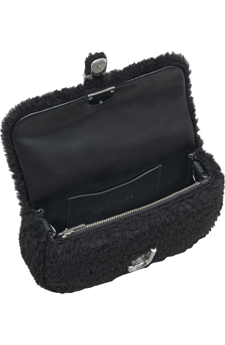 Marc Jacobs Mini The Teddy J Marc Faux Fur Shoulder Bag, Alternate, color,