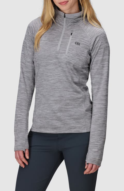 Vigor Grid Fleece Quarter Zip