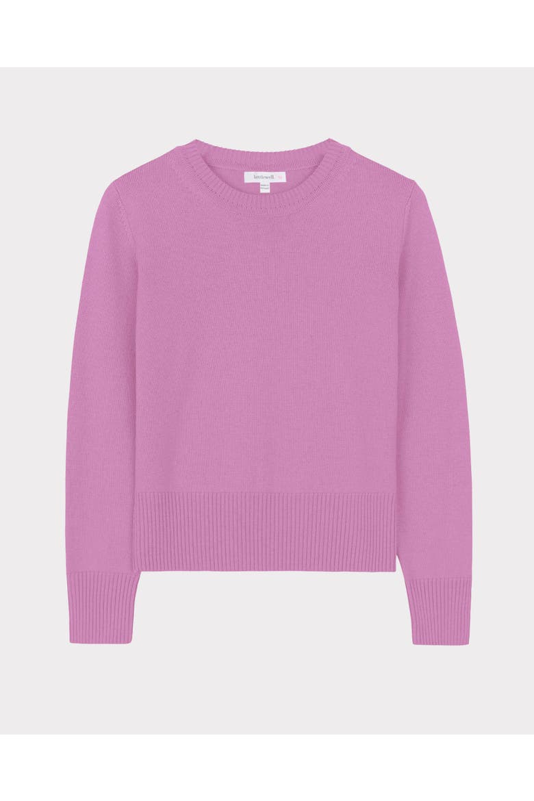 Minna Long Sleeve Crew Neck Sweater, Alternate, color, Smokey Orchid