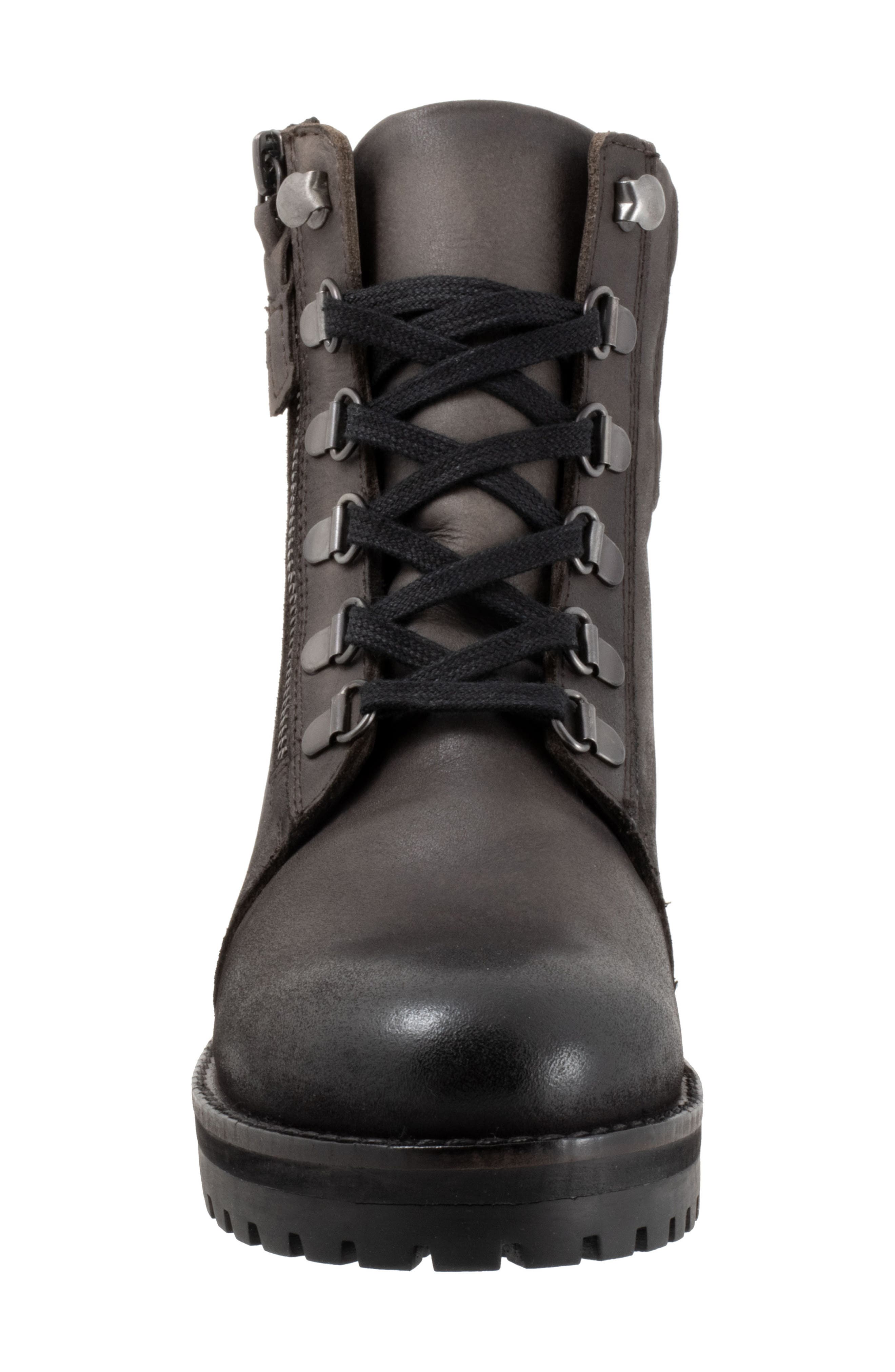 SoftWalk<sup>®</sup> Everett Combat Boot, Alternate, color, Black Distress