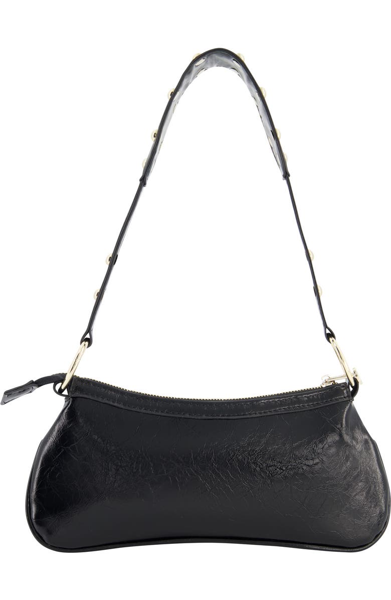 True Religion Studded Horseshoe Shoulder Bag, Alternate, color, Black