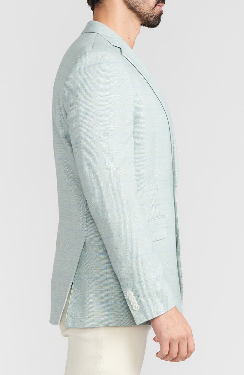 SAVILE ROW CO Windowpane Sport Coat, Alternate, color, Green