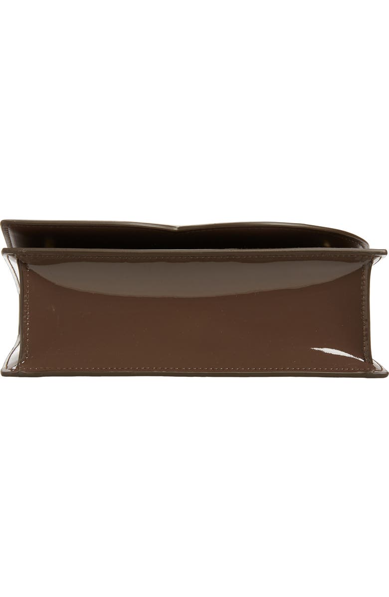 Dolce&Gabbana DG Logo Patent Leather Crossbody Bag, Alternate, color,