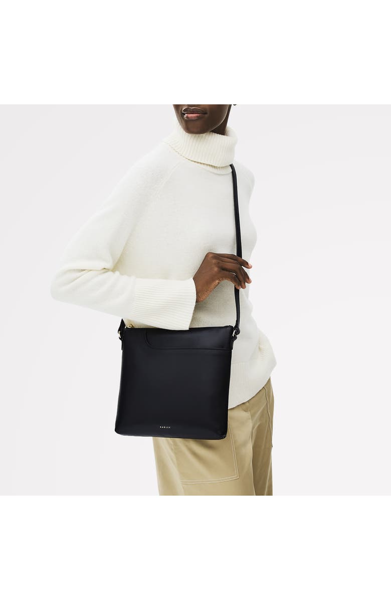 Radley Pockets Large Ziptop Crossbody Bag, Alternate, color, Black