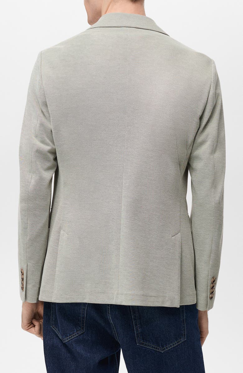 Slim Fit Textured Cotton Blend Sport Coat
