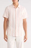14th & Union Short Sleeve Woven Slub Shirt