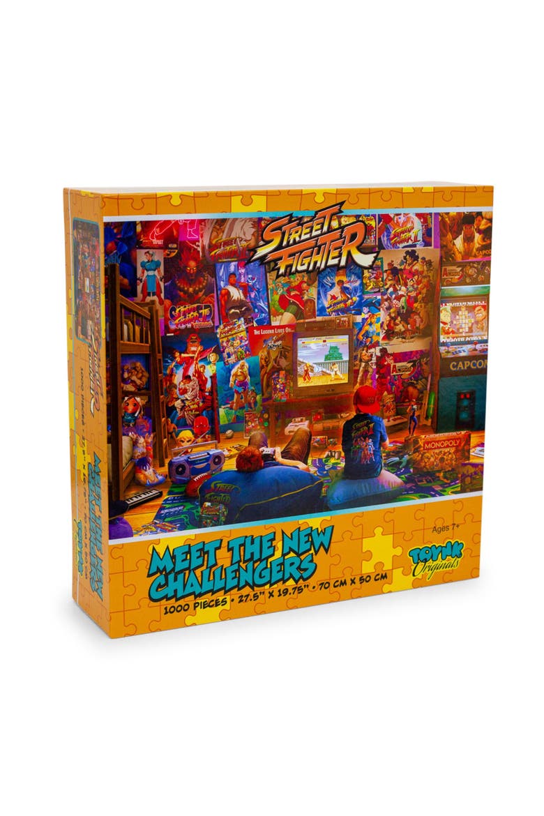 Street Fighter Meet the New Challengers 1000 Piece Jigsaw Puzzle, Main, color, Multi-Color