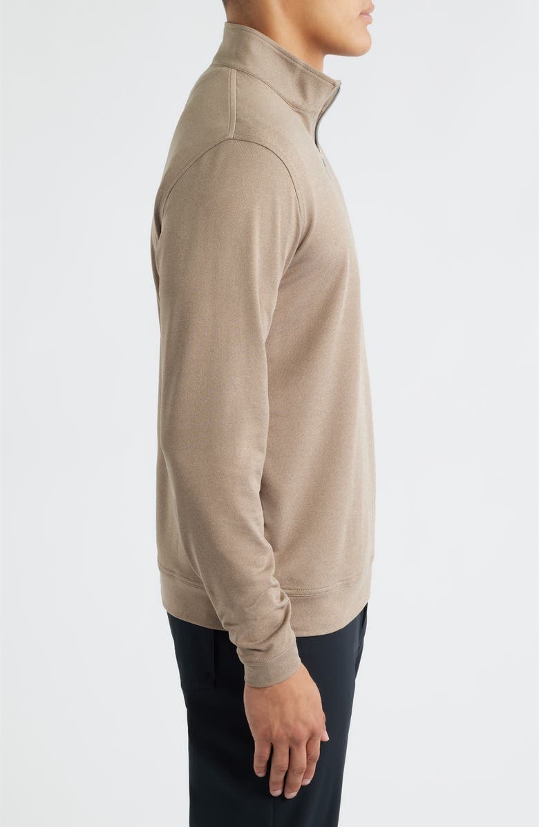 Peter Millar Perth Mélange Performance Quarter Zip Pullover, Alternate, color, 