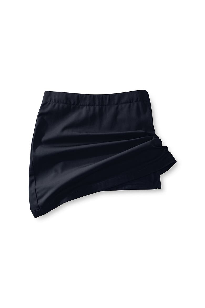School Uniform Girls Plus Blend Chino Skort Above Knee, Alternate, color, Classic Navy